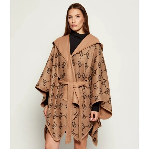 Liu Jo Dwustronne Ponczo | Relaxed fit - id: LC255W000055552 - marki Liu Jo - 186059488 Liu Jo Dwustronne Ponczo | Relaxed fit ze sklepu Gomez Fashion Store w kategorii Poncza - zdjęcie 186059488