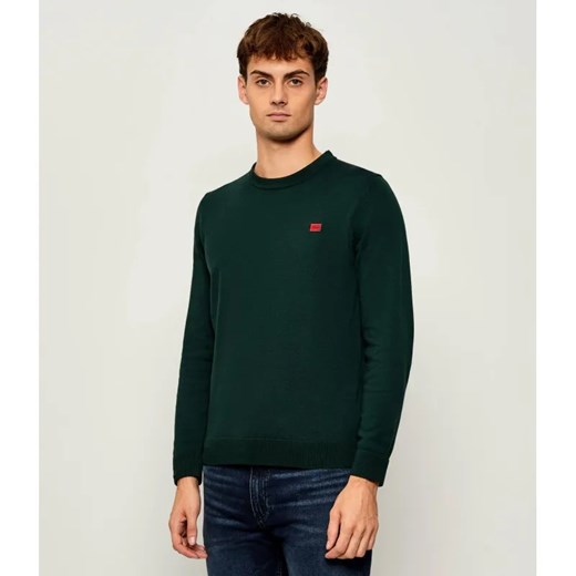 HUGO Sweter San Cassius | Regular Fit ze sklepu Gomez Fashion Store w kategorii Swetry męskie - zdjęcie 186059517