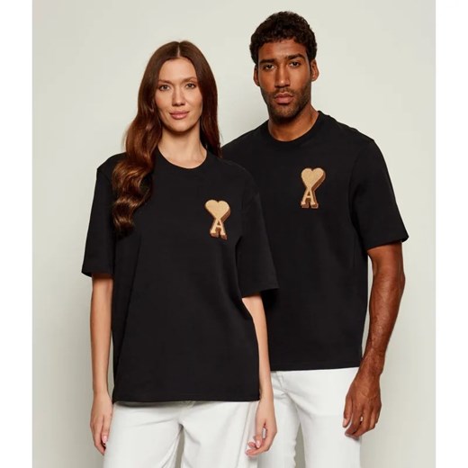 AMI Paris T-shirt | Regular Fit ze sklepu Gomez Fashion Store w kategorii T-shirty męskie - zdjęcie 186059519