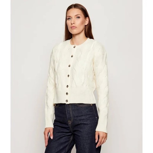 Liu Jo Kardigan | Regular Fit | z dodatkiem wełny ze sklepu Gomez Fashion Store w kategorii Swetry damskie - zdjęcie 186059546