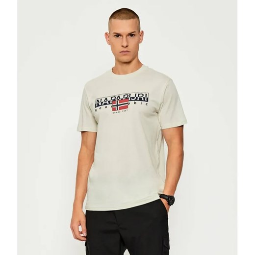 Napapijri T-shirt S-AYLMER N1J | Regular Fit ze sklepu Gomez Fashion Store w kategorii T-shirty męskie - zdjęcie 186059589
