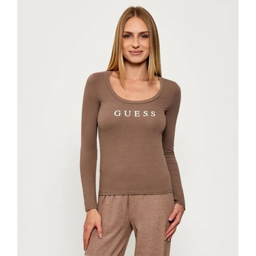 Guess Underwear  Bluzka NEW CARRIE | Slim Fit ze sklepu Gomez Fashion Store w kategorii Bluzki damskie - zdjęcie 186059596