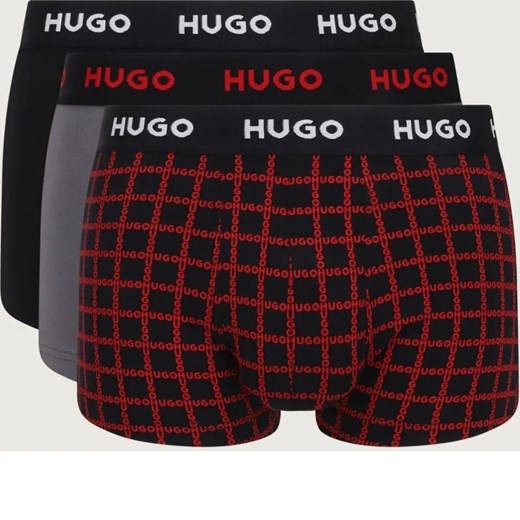 Hugo Bodywear Bokserki 3-pack TRUNK TRIPLET DESIGN ze sklepu Gomez Fashion Store w kategorii Majtki męskie - zdjęcie 186059599