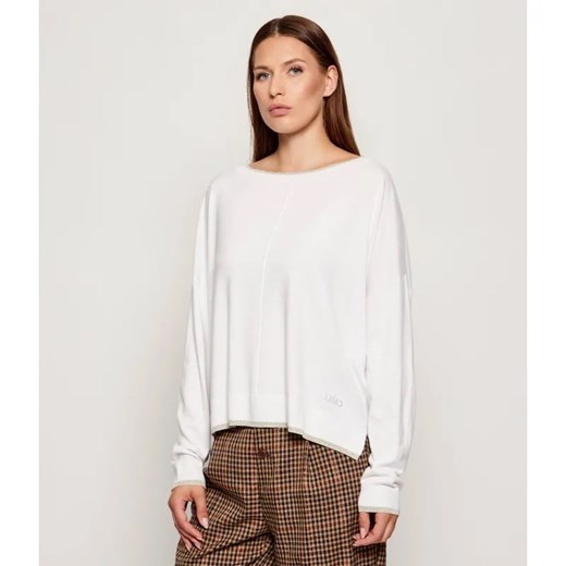 Liu Jo Sweter | Relaxed fit ze sklepu Gomez Fashion Store w kategorii Swetry damskie - zdjęcie 186059628