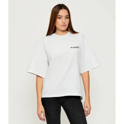 All Saints T-shirt HEAPS AMELIE | Oversize fit ze sklepu Gomez Fashion Store w kategorii Bluzki damskie - zdjęcie 186059629