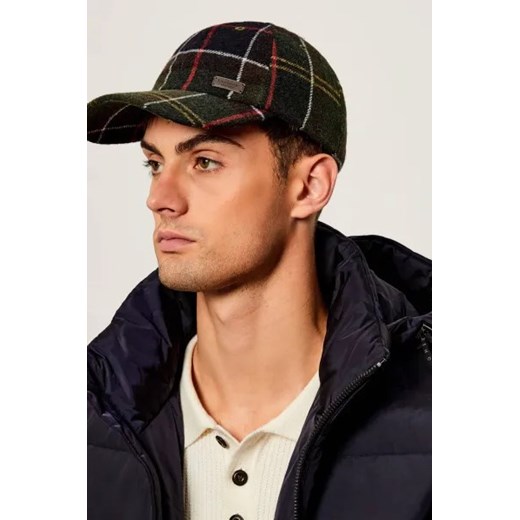 Barbour Bejsbolówka Galingale | z dodatkiem wełny Barbour OS Gomez Fashion Store