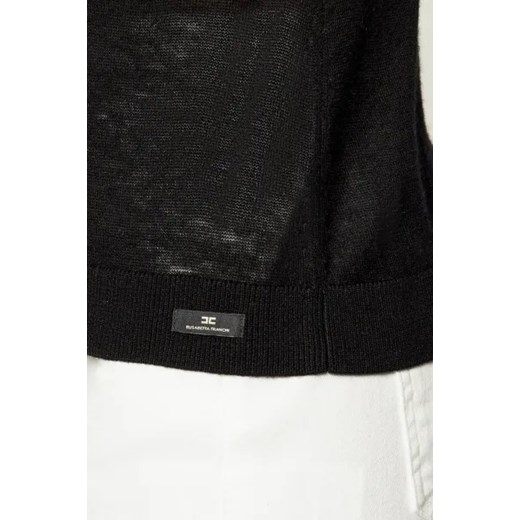 Elisabetta Franchi Wełniany kardigan | Slim Fit Elisabetta Franchi 40 Gomez Fashion Store