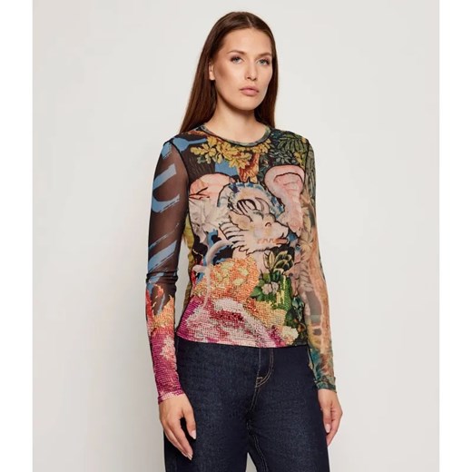Desigual Bluzka DRAGON | Desiqual x Mr. Christian Lacroix | Slim Fit ze sklepu Gomez Fashion Store w kategorii Bluzki damskie - zdjęcie 186067865