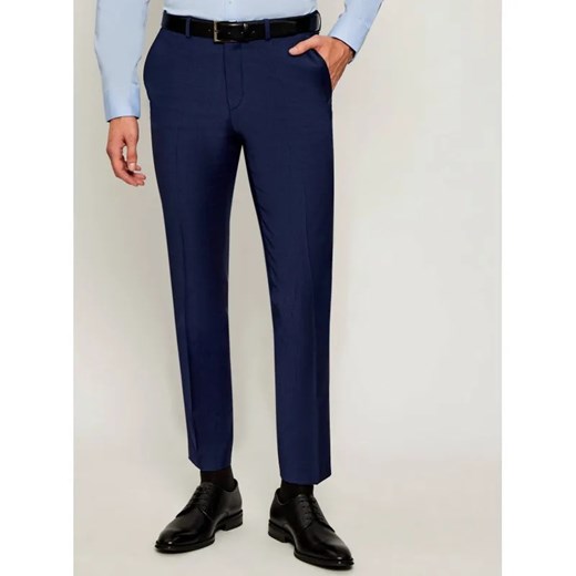 HUGO Spodnie Hesten253X | Extra slim fit | z dodatkiem wełny ze sklepu Gomez Fashion Store w kategorii Spodnie męskie - zdjęcie 186067916