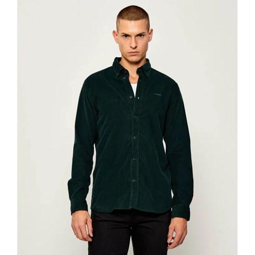 HUGO Sztruksowa koszula Epazo | Straight fit ze sklepu Gomez Fashion Store w kategorii Koszule męskie - zdjęcie 186068018