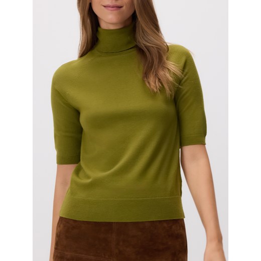 Reserved - Sweter z golfem - oliwkowy ze sklepu Reserved w kategorii Swetry damskie - zdjęcie 186069077