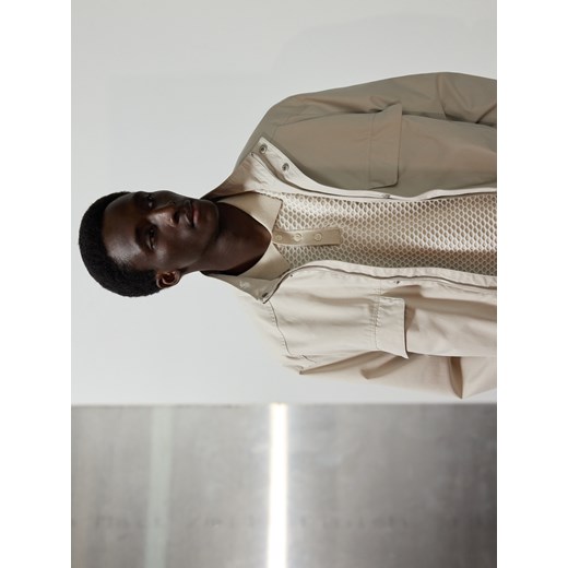 Reserved - Kurtka bomberka - beżowy ze sklepu Reserved w kategorii Kurtki męskie - zdjęcie 186069605