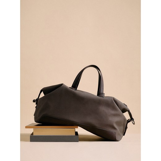 Reserved - Torba weekendowa - ciemnobrązowy ze sklepu Reserved w kategorii Torby męskie - zdjęcie 186070786