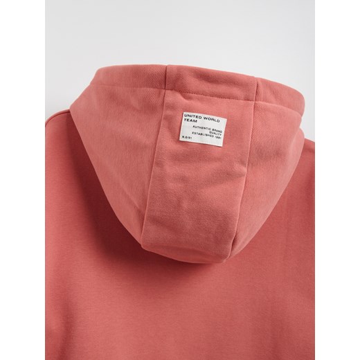Reserved - Bawełniana bluza oversize - czerwony ze sklepu Reserved w kategorii Bluzy chłopięce - zdjęcie 186070886