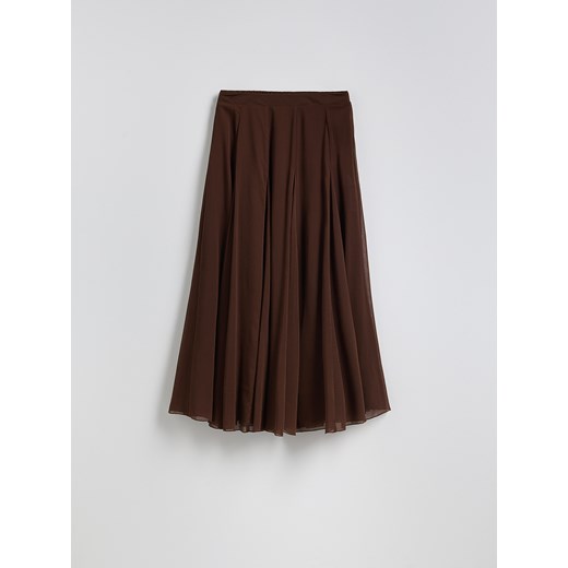 Reserved - Spódnica maxi - ciemnobrązowy ze sklepu Reserved w kategorii Spódnice - zdjęcie 186071248