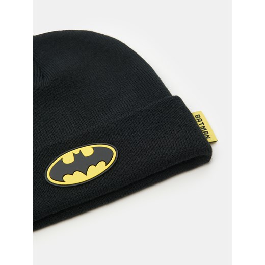 Sinsay - Czapka z gumową naszywką Batman - czarny Sinsay M Sinsay