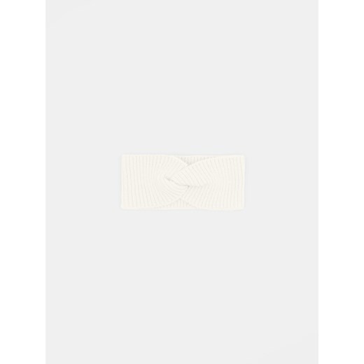 Sinsay - Prążkowana opaska na głowę - kremowy Sinsay L Sinsay