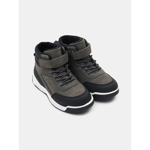 Sinsay - Buty trekkingowe za kostkę - szary Sinsay 25 Sinsay