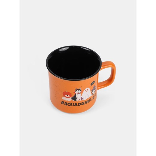Sinsay - Kontrastowy kubek z uchem na Halloween - pomarańczowy Sinsay One Size Sinsay