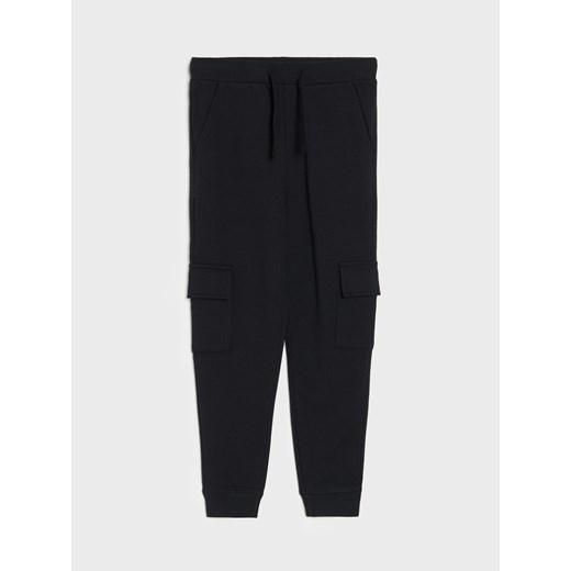 Sinsay - Spodnie slim 3 pack - granatowy Sinsay 140 (9-10 l) Sinsay