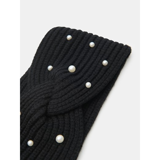 Sinsay - Prążkowana opaska na głowę - czarny Sinsay One Size Sinsay