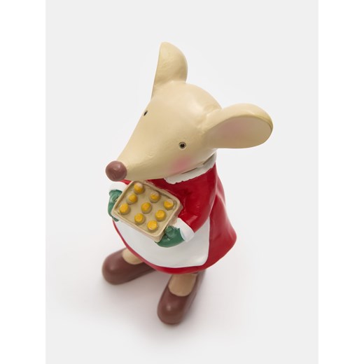 Sinsay - Dekoracja świąteczna w kształcie myszki - czerwony Sinsay One Size Sinsay