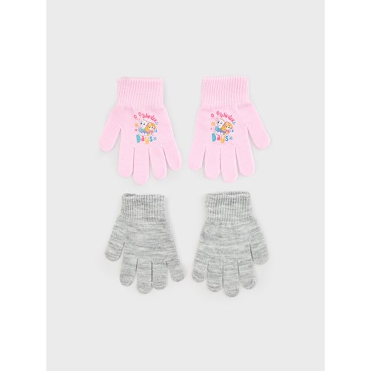 Sinsay - Rękawiczki 2 pack PAW Patrol - różowy Sinsay S Sinsay
