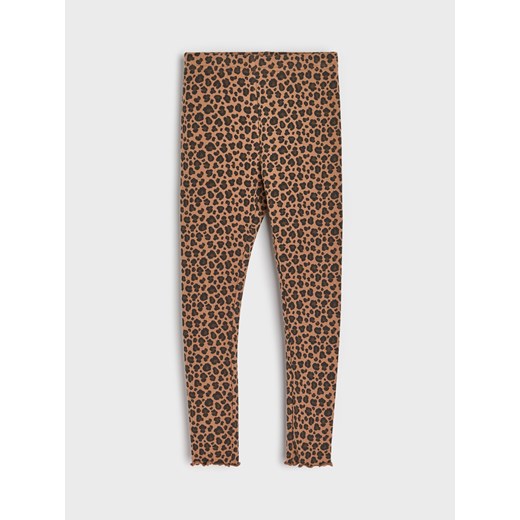 Sinsay - Prążkowane legginsy 2 pack - wielobarwny Sinsay 128 (7-8 l) Sinsay