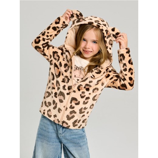Sinsay - Bluza zip hoodie - wielobarwny ze sklepu Sinsay w kategorii Bluzy dziewczęce - zdjęcie 186081828