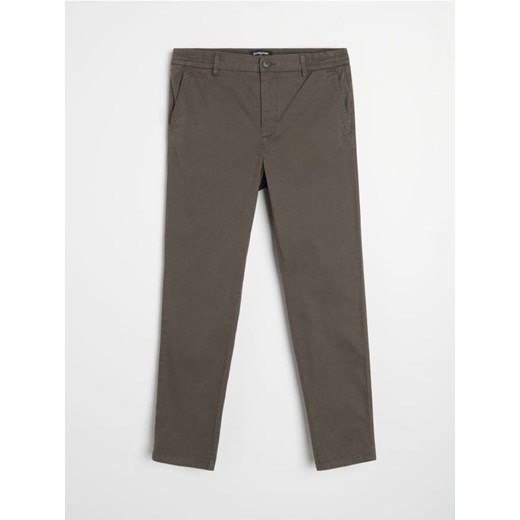 Sinsay - Spodnie chino slim - zielony ze sklepu Sinsay w kategorii Spodnie męskie - zdjęcie 186082106