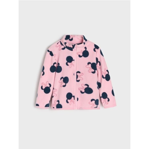 Sinsay - Polarowa bluza ze stójką Minnie Mouse - różowy ze sklepu Sinsay w kategorii Bluzy dziewczęce - zdjęcie 186082155