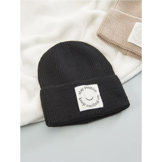 Sinsay - Czapka - czarny Sinsay One Size Sinsay