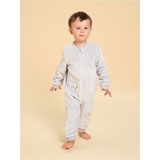 Sinsay - Śpiochy ze ściągaczami - szary - id: 228DG-09M - marki Sinsay - 186082305 Sinsay - Śpiochy ze ściągaczami - szary ze sklepu Sinsay w kategorii Piżamy dziecięce - zdjęcie 186082305