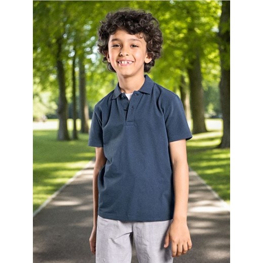 Sinsay - Koszulka polo - granatowy ze sklepu Sinsay w kategorii T-shirty chłopięce - zdjęcie 186082527