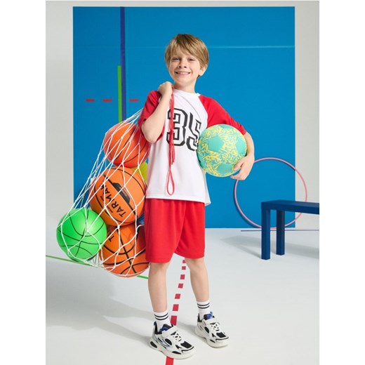 Sinsay - Koszulka Active - czerwony ze sklepu Sinsay w kategorii T-shirty chłopięce - zdjęcie 186082675