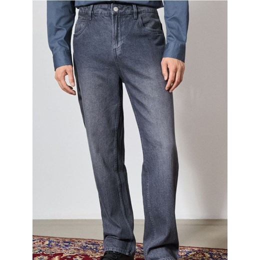 Sinsay - Spodnie jeansowe - zielony - id: 466FB-96J - marki Sinsay - 186082855 Sinsay - Spodnie jeansowe - zielony ze sklepu Sinsay w kategorii Jeansy męskie - zdjęcie 186082855