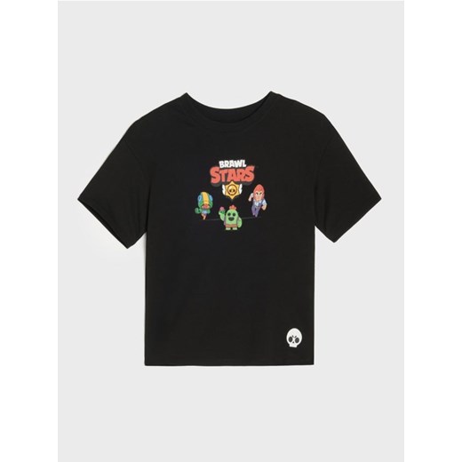 Sinsay - Koszulka z krótkim rękawem Brawl Stars - czarny - id: 516FC-99X - marki Sinsay - 186083008 Sinsay - Koszulka z krótkim rękawem Brawl Stars - czarny ze sklepu Sinsay w kategorii T-shirty chłopięce - zdjęcie 186083008