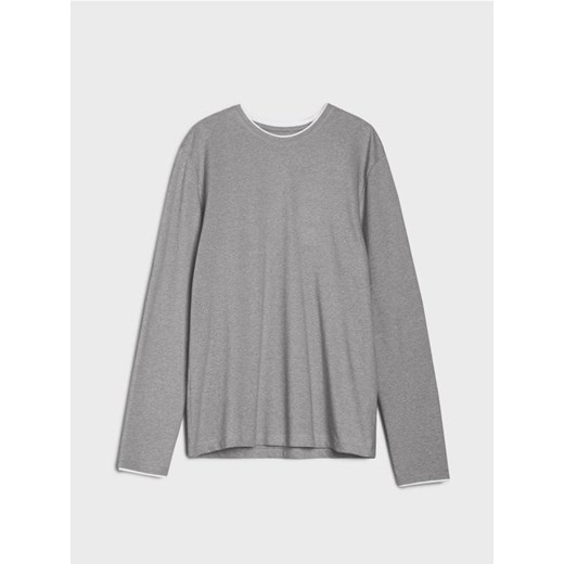Sinsay - Koszulka z długimi rękawami - szary ze sklepu Sinsay w kategorii T-shirty męskie - zdjęcie 186083355