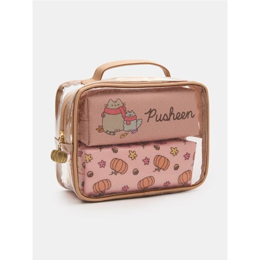 Sinsay - Kosmetyczka 3 pack Pusheen The Cat - wielobarwny ze sklepu Sinsay w kategorii Kosmetyczki - zdjęcie 186083487