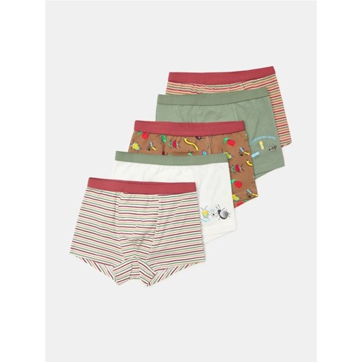 Sinsay - Bawełniane bokserki 5 pack - wielobarwny ze sklepu Sinsay w kategorii Majtki dziecięce - zdjęcie 186083648