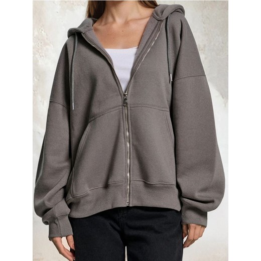 Sinsay - Bluza z kapturem - szary ze sklepu Sinsay w kategorii Bluzy damskie - zdjęcie 186083768