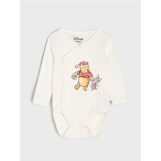 Sinsay - Body z długimi rękawami Winnie the Pooh - kremowy ze sklepu Sinsay w kategorii Odzież dla niemowląt - zdjęcie 186083818