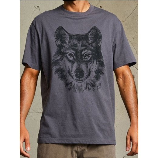 Sinsay - Koszulka z krótkim rękawem - fioletowy ze sklepu Sinsay w kategorii T-shirty męskie - zdjęcie 186083847