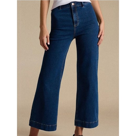 Sinsay - Jeansy culotte - niebieski ze sklepu Sinsay w kategorii Jeansy damskie - zdjęcie 186083906