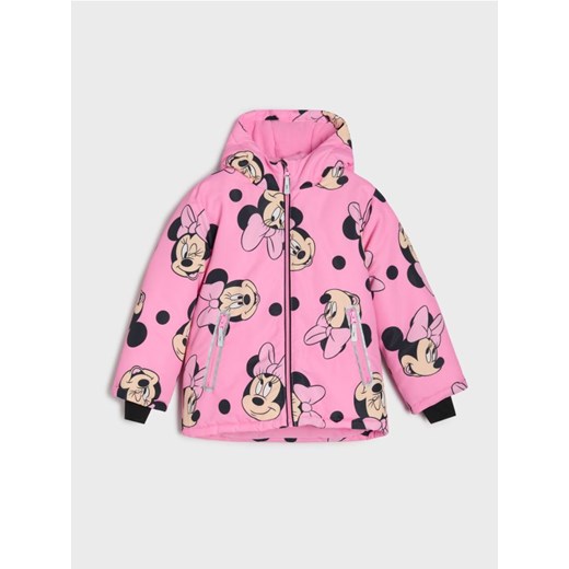 Sinsay - Kurtka ocieplana z kapturem Minnie Mouse - różowy ze sklepu Sinsay w kategorii Kurtki dziewczęce - zdjęcie 186083956