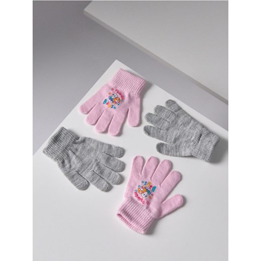 Sinsay - Rękawiczki 2 pack PAW Patrol - różowy Sinsay M Sinsay