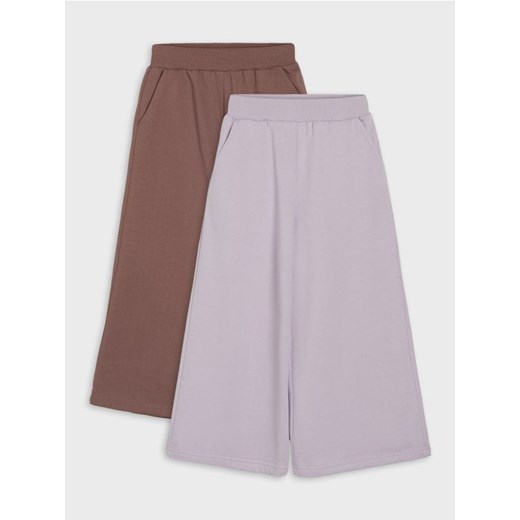 Sinsay - Szerokie spodnie dresowe 2 pack - wielobarwny - id: 918GH-MLC - marki Sinsay - 186084065 Sinsay - Szerokie spodnie dresowe 2 pack - wielobarwny ze sklepu Sinsay w kategorii Spodnie dziewczęce - zdjęcie 186084065