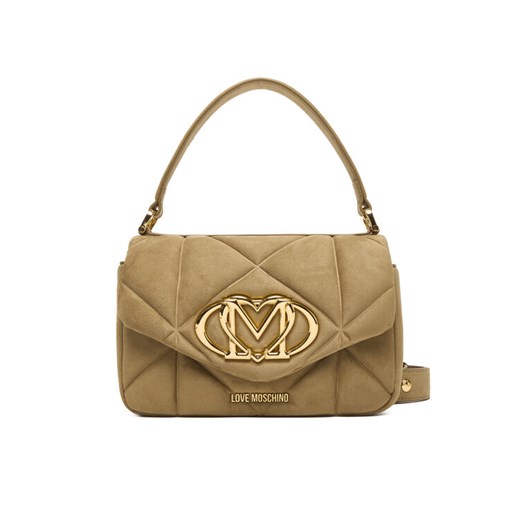 Torebka LOVE MOSCHINO JC4317PP0NKE0105 Beżowy ze sklepu eobuwie.pl w kategorii Listonoszki - zdjęcie 186086255