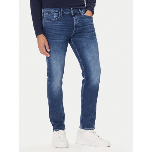 BOSS Jeansy C-Delaware 50549814 Granatowy Slim Fit ze sklepu MODIVO w kategorii Jeansy męskie - zdjęcie 186086826
