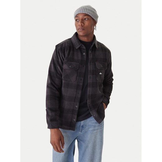 Quiksilver Kurtka przejściowa EQYPF03075 Czarny Regular Fit ze sklepu MODIVO w kategorii Kurtki męskie - zdjęcie 186086827